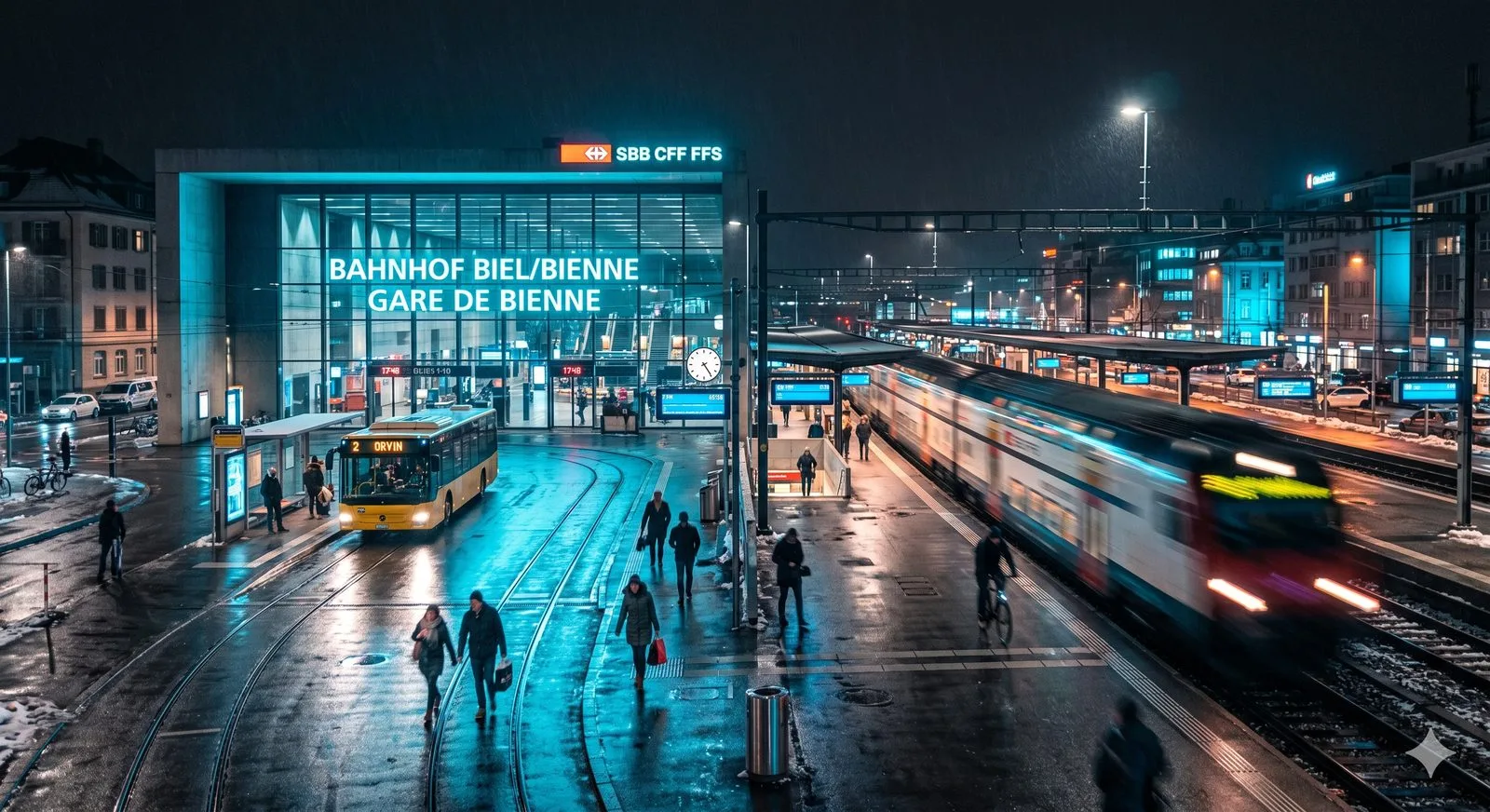 Gare CFF de Bienne · Bahnhof Biel · 5 min à pied du centre Nexus Reality