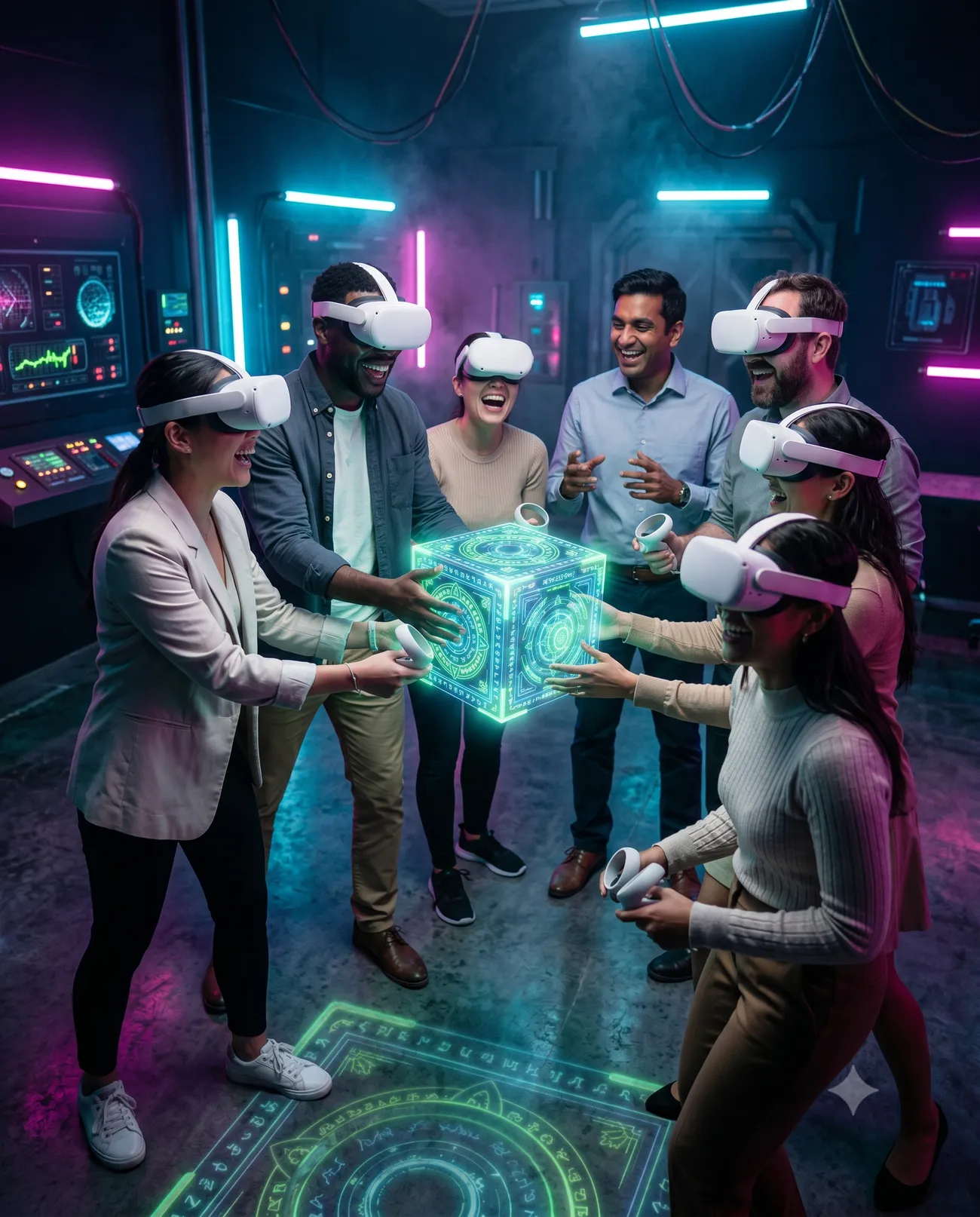 VR-Escape-Game-Raum bei Nexus Reality Biel