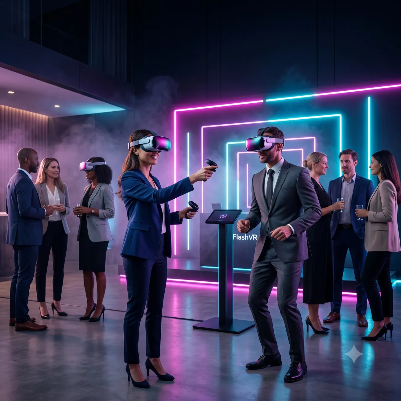FlashVR — réalité virtuelle mobile en entreprise à Lausanne