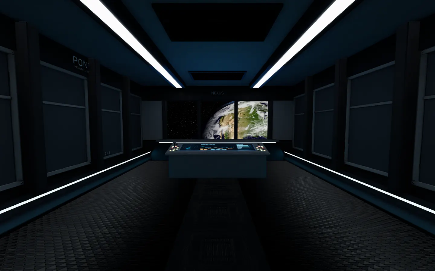 Démo Nexus : la passerelle d'un vaisseau spatial en réalité virtuelle