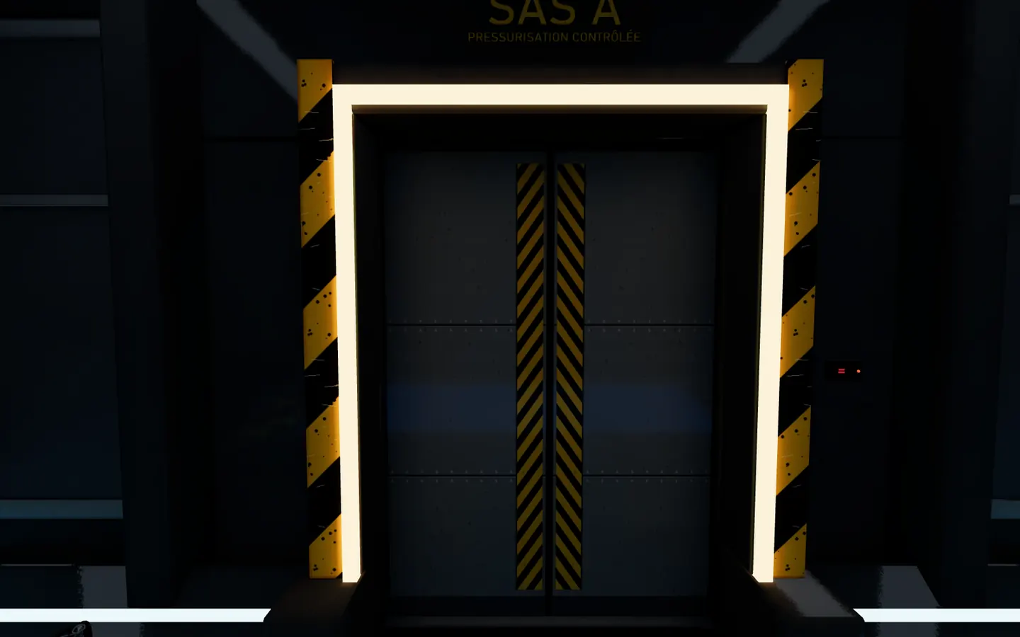 Sas fermé